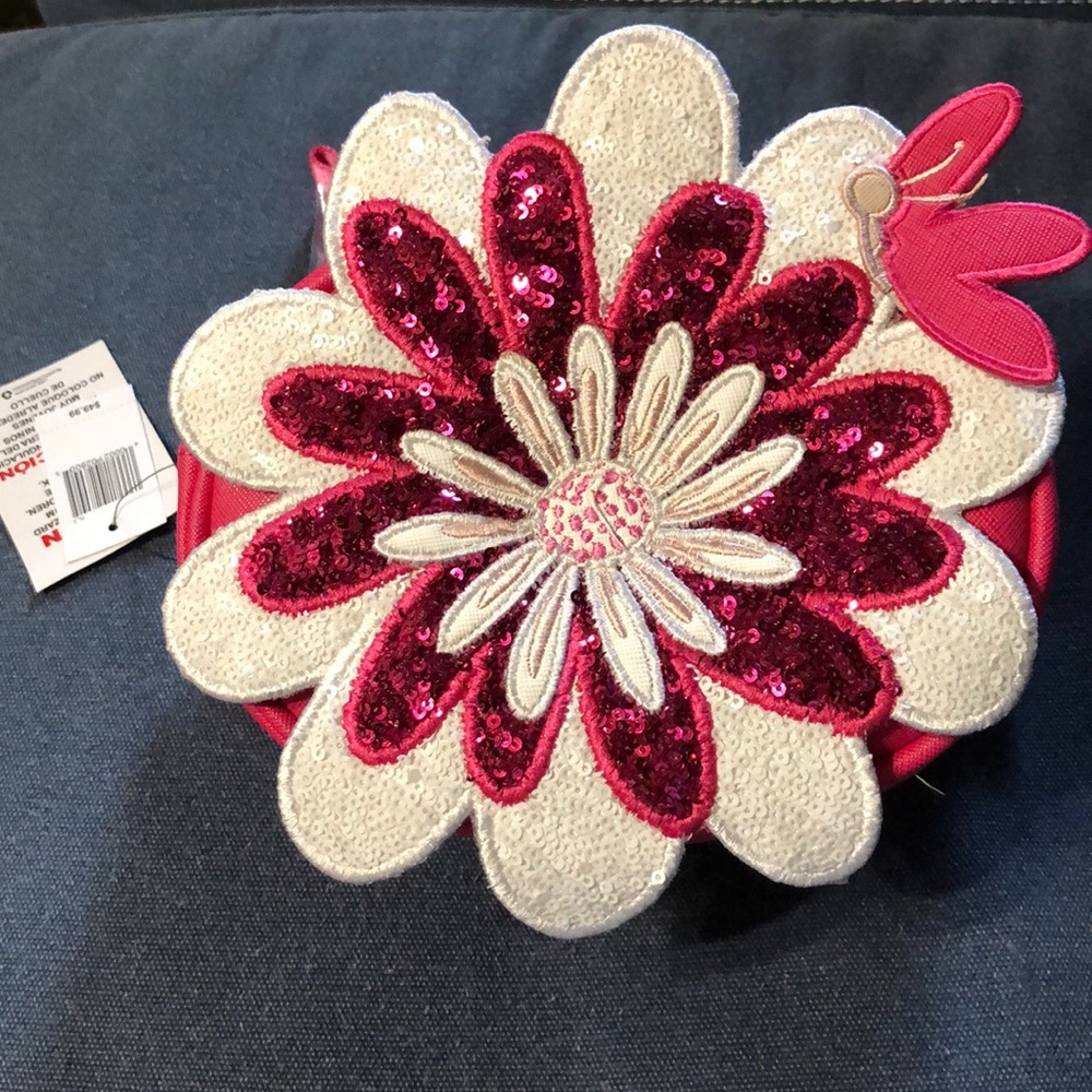 Disney Fannypack with Large Sequined Flower